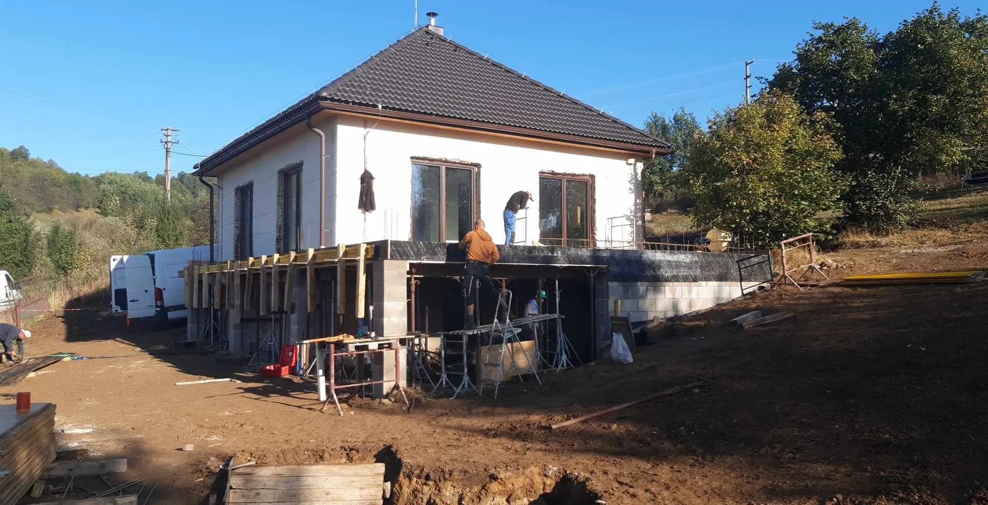 Priebeh rekonštrukcie rodinného domu