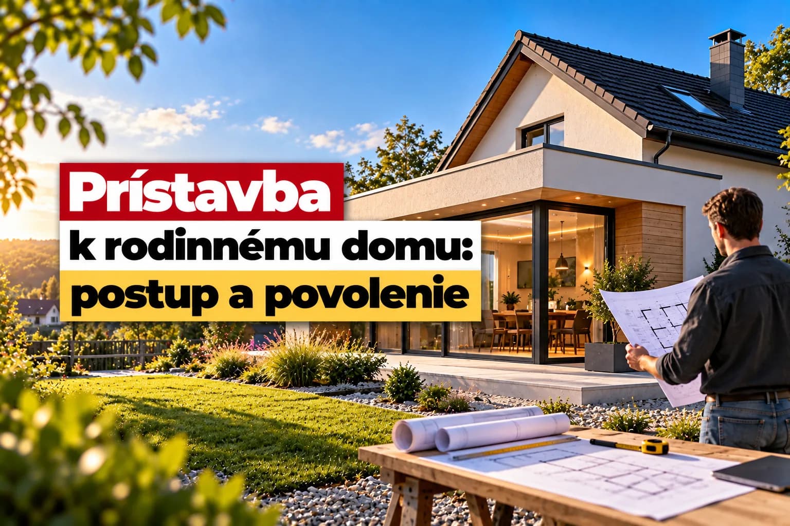 Prístavba k rodinnému domu: postup a povolenie